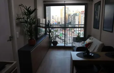 Kitnet / stúdio para alugar na avenida santo amaro, 1342, vila nova conceição, são paulo, 27 m2 por r$ 5.000