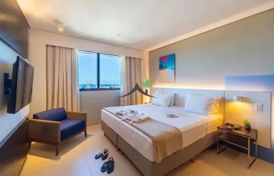 Flat com 1 quarto à venda na avenida tancredo neves, 2227, caminho das árvores, salvador, 35 m2 por r$ 270.000