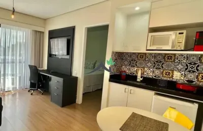 Apartamento com 1 quarto para alugar na alameda dos anapurus, 1661, indianópolis, são paulo, 33 m2 por r$ 2.750