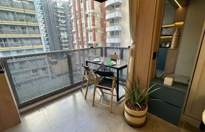 Kitnet / stúdio para alugar na rua alves guimarães, 287, pinheiros, são paulo, 22 m2 por r$ 3.550
