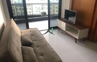 Apartamento com 1 quarto para alugar na avenida tancredo neves, 2227, caminho das árvores, salvador, 46 m2 por r$ 2.550