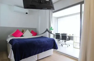Kitnet / stúdio à venda na avenida rubem berta, 850, indianópolis, são paulo, 35 m2 por r$ 679.000