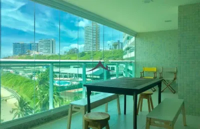 Apartamento com 2 quartos para alugar na avenida oceânica, 1454, ondina, salvador, 88 m2 por r$ 9.550