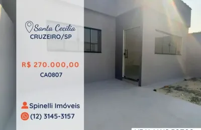Casa com 2 quartos à venda no Santa Cecilia, Cruzeiro 