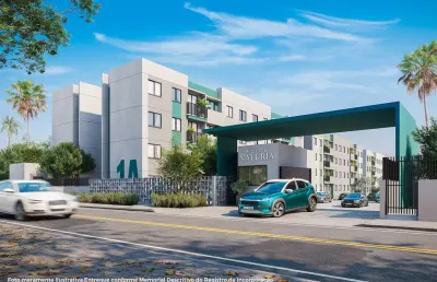 Apartamento com 2 quartos à venda na Rua Valtelino Leal Demétrio, 267, Sertão do Maruim, São José