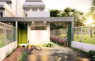 Sua nova casa no paraíso está te esperando.casa nova e moderna no jardim campeche!