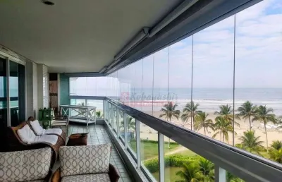 Apartamento com 4 dormitórios à venda, 257 m² por r$ 10.000.000,00 - riviera módulo 6 - bertioga/sp