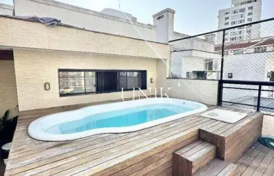 Excelente cobertura 4 quartos 2 suites 2 vagas piscina e churrasqueira!!