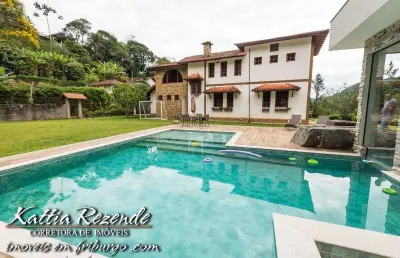 Casa em condomínio para venda em nova friburgo, mury, 5 dormitórios, 2 suítes, 5 banheiros, 7 vagas