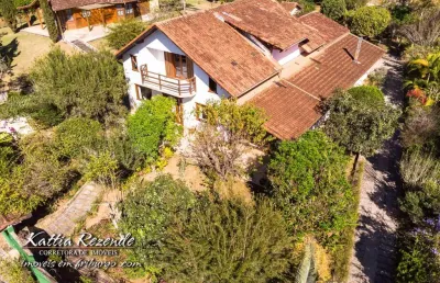 Casa em condomínio para venda em nova friburgo, ponte da saudade, 4 dormitórios, 3 suítes, 5 banheiros, 4 vagas