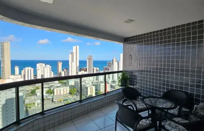 Otimo apartamento vom vista mar, 175m, 4 quartos em boa viagem