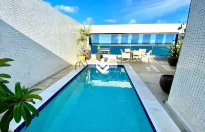 Apartamento na avenida boa viagem, andar alto e piscina privativa! sendo 4 quartos (2 suítes)!