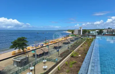 Flat para locação por temporada, praia de carneiros, tamandaré-pe