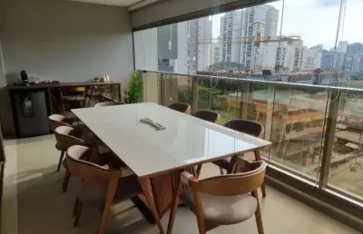 Apartamento para venda em são paulo, campo belo, 3 dormitórios, 3 suítes, 5 banheiros, 2 vagas