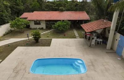 Chácara 100% mobiliada/ condomínio fechado - alto padrão