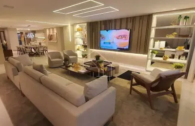 Apartamento no taj com 4 suítes , 176 m² - praia de itaparica - vila velha/es