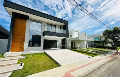Casa em condomínio fechado com 4 quartos à venda na Avenida Talma Rodrigues Ribeiro, S/n, Boulevard Lagoa, Serra