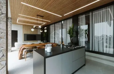 Casa linear de alto padrão no condomínio arquipélago de manguinhos
