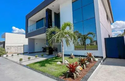 Mansão 5 quartos sendo 3 suítes com closet  à venda no condomínio arquipélago de manguinhos