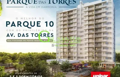 Parque das torres - lançamento unipar 1, 2 e 3 quartos