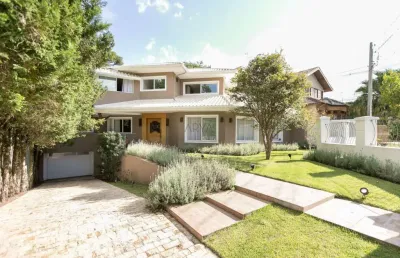 Casa em condomínio fechado com 5 quartos à venda na alameda das buganvílias, 150, mossunguê, curitiba, 566 m2 por r$ 3.800.000