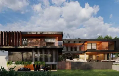 Casa em condomínio fechado com 4 quartos à venda na rua pedro cruzetta, 550, campo comprido, curitiba, 875 m2 por r$ 10.500.000