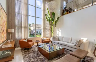 Casa em condomínio fechado com 4 quartos à venda na rua eduardo sprada, 300, campo comprido, curitiba, 448 m2 por r$ 4.950.000