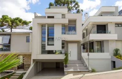 Casa em condomínio fechado com 4 quartos à venda na rua luiz kula, 101, santo inácio, curitiba, 321 m2 por r$ 2.890.000