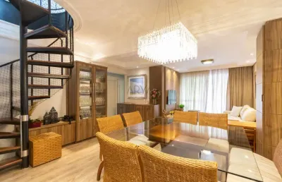 Cobertura com 4 quartos à venda na alameda presidente taunay, 1375, mercês, curitiba, 208 m2 por r$ 1.890.000