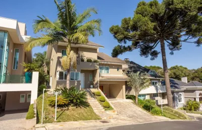 Casa em condomínio fechado com 4 quartos à venda na avenida fredolin wolf, 251, pilarzinho, curitiba, 346 m2 por r$ 2.450.000