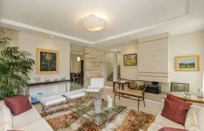 Casa em condomínio fechado com 4 quartos à venda na rua tobias de macedo júnior, 1381, santo inácio, curitiba, 285 m2 por r$ 2.650.000