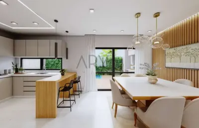 Casa em condomínio fechado com 3 quartos à venda na rua antônio rodrigues, 243, seminário, curitiba, 133 m2 por r$ 1.590.000