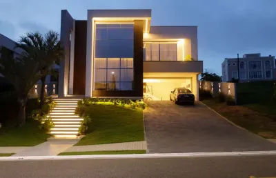 Casa em condomínio fechado com 4 quartos à venda na rua mamoré, 421, alphaville graciosa, pinhais, 464 m2 por r$ 5.990.000