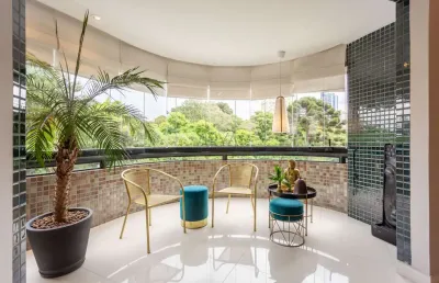 Apartamento com 4 quartos à venda na rua francisco juglair, 410, mossunguê, curitiba, 196 m2 por r$ 1.750.000