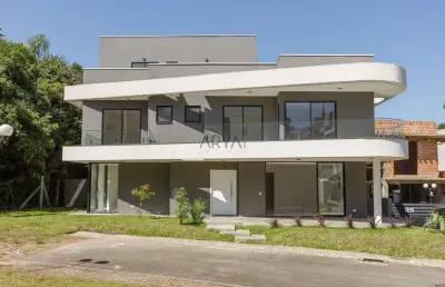 Casa em condomínio fechado com 4 quartos à venda na rua luiz tramontin, 1651, campo comprido, curitiba, 295 m2 por r$ 2.590.000