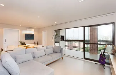 Apartamento com 3 quartos à venda na rua alcídio cubas, 113, portão, curitiba, 131 m2 por r$ 1.250.000