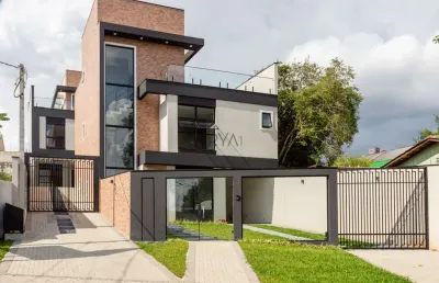 Casa em condomínio fechado com 3 quartos à venda na rua joão batista casagrande, 140, santa felicidade, curitiba, 178 m2 por r$ 1.180.000