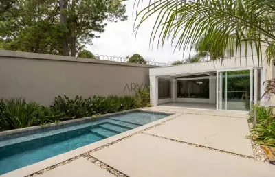 Casa em condomínio fechado com 4 quartos à venda na rua antônio escorsin, 193, santa felicidade, curitiba, 340 m2 por r$ 3.400.000