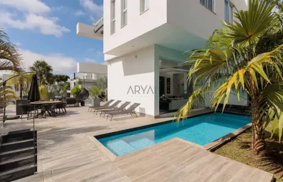 Casa em condomínio fechado com 3 quartos à venda na rua josé benedito cottolengo, 810, campo comprido, curitiba, 460 m2 por r$ 6.300.000