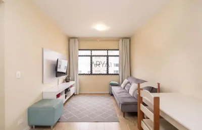 Apartamento com 1 quarto à venda na rua desembargador motta, 2365, batel, curitiba, 38 m2 por r$ 390.000