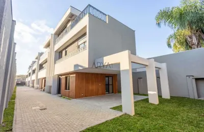 Casa em condomínio fechado com 3 quartos à venda na rua paulo ildefonso assumpção, 182, bacacheri, curitiba, 152 m2 por r$ 1.350.000