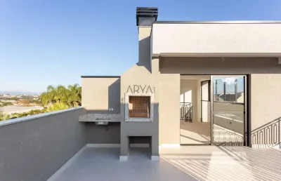 Casa em condomínio fechado com 3 quartos à venda na rua paulo ildefonso assumpção, 182, bacacheri, curitiba, 143 m2 por r$ 1.100.000