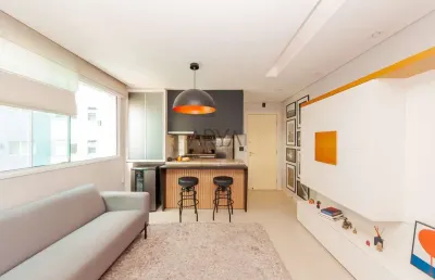 Apartamento com 1 quarto à venda na rua marechal josé bernardino bormann, 1215, bigorrilho, curitiba, 56 m2 por r$ 649.000