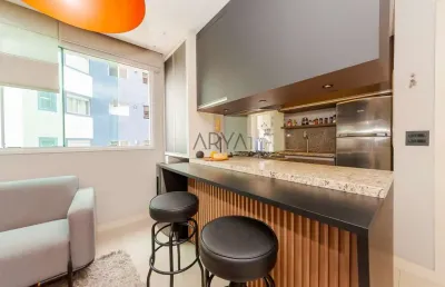 Apartamento com 1 quarto à venda na rua marechal josé bernardino bormann, 1215, bigorrilho, curitiba, 56 m2 por r$ 649.000