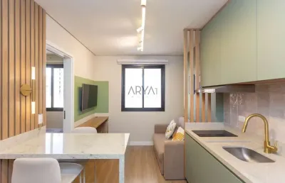 Kitnet / stúdio à venda na rua doutor faivre, 1044, centro, curitiba, 23 m2 por r$ 340.000