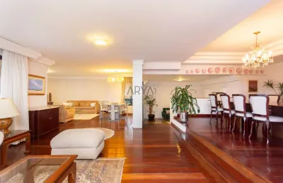 Apartamento com 5 quartos à venda na avenida silva jardim, 1856, batel, curitiba, 422 m2 por r$ 3.200.000