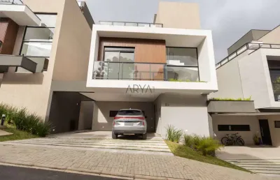 Casa em condomínio fechado com 3 quartos à venda na rua ernesto durigan, 700, santa felicidade, curitiba, 251 m2 por r$ 2.150.000