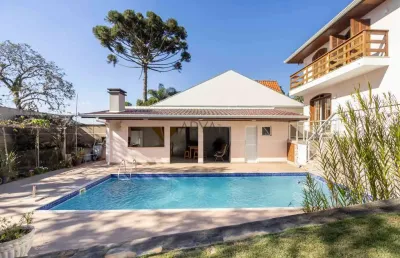 Casa com 4 quartos à venda na rua joão de lara, 676, são lourenço, curitiba, 226 m2 por r$ 1.690.000