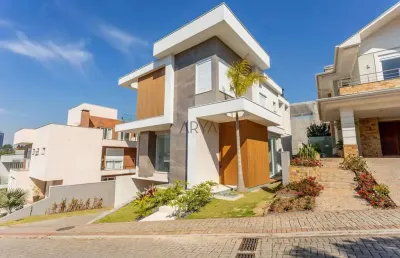 Casa em condomínio fechado com 4 quartos à venda na estrada da mina do ouro, 355, santa felicidade, curitiba, 367 m2 por r$ 3.990.000