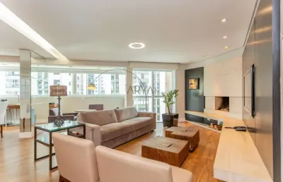 Apartamento com 3 quartos à venda na rua doutor manoel pedro, 325, cabral, curitiba, 128 m2 por r$ 1.380.000